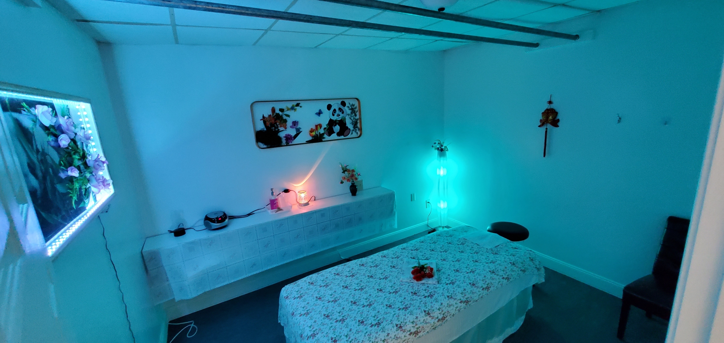Massage room at Panda Massage